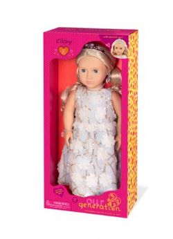 POUPÉE OG - HOLIDAY ELLORY 46 CM (ROBE BLEU ARGENTÉE)